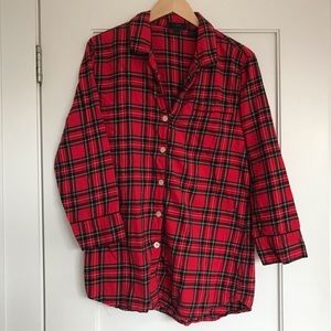 Stewart plaid J. Crew nightshirt